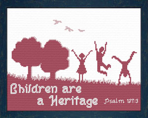 Dusty Rose - Children are a Heritage - Psalm 127:3